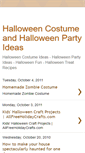 Mobile Screenshot of halloweencostumeandpartyblog.blogspot.com