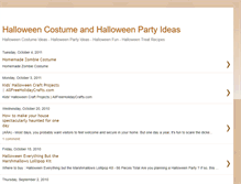 Tablet Screenshot of halloweencostumeandpartyblog.blogspot.com
