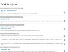 Tablet Screenshot of fabriciotejedor.blogspot.com