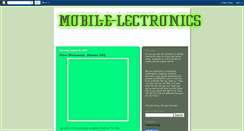 Desktop Screenshot of everythingelectronic01.blogspot.com