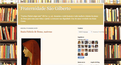 Desktop Screenshot of fraternidadesaogilberto.blogspot.com