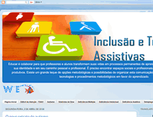 Tablet Screenshot of inclusao-tecnologias.blogspot.com