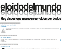 Tablet Screenshot of eloidodelmundo.blogspot.com