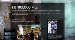 Desktop Screenshot of futboloco.blogspot.com