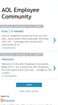 Mobile Screenshot of aolemployeecommunity.blogspot.com