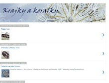 Tablet Screenshot of krajkyakoralky.blogspot.com