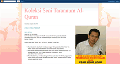 Desktop Screenshot of koleksisenitarannumal-quran.blogspot.com