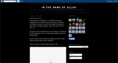 Desktop Screenshot of myblogaboutislam.blogspot.com