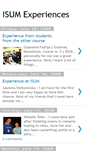 Mobile Screenshot of isumexperiences.blogspot.com