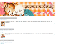 Tablet Screenshot of gnome-n-birdy.blogspot.com