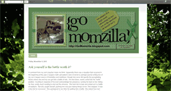 Desktop Screenshot of gomomzilla.blogspot.com