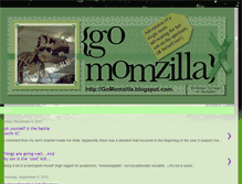 Tablet Screenshot of gomomzilla.blogspot.com