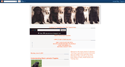 Desktop Screenshot of labradorlovers.blogspot.com