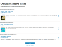 Tablet Screenshot of charlotte-speeding-ticket.blogspot.com