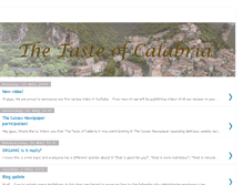 Tablet Screenshot of calabriataste.blogspot.com