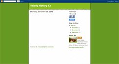 Desktop Screenshot of kelseyhistory12.blogspot.com