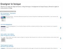 Tablet Screenshot of lexiquelangues.blogspot.com