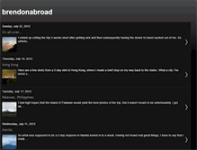 Tablet Screenshot of brendonsf.blogspot.com