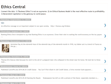 Tablet Screenshot of ethics-central.blogspot.com
