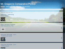 Tablet Screenshot of pattoncomparativepolitics.blogspot.com