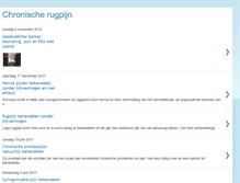 Tablet Screenshot of chronische-rugpijn.blogspot.com
