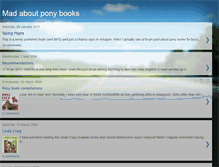 Tablet Screenshot of ponybooks.blogspot.com