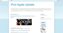 Desktop Screenshot of ipod-apple-update.blogspot.com