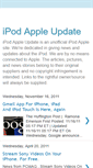 Mobile Screenshot of ipod-apple-update.blogspot.com