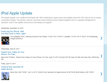 Tablet Screenshot of ipod-apple-update.blogspot.com