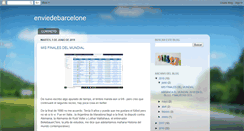 Desktop Screenshot of enviedebarcelone.blogspot.com