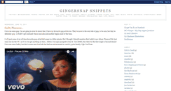 Desktop Screenshot of gingersnapsnippets.blogspot.com