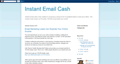 Desktop Screenshot of instantemailcash.blogspot.com