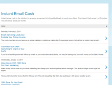 Tablet Screenshot of instantemailcash.blogspot.com