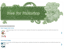 Tablet Screenshot of freeforphotoshop.blogspot.com