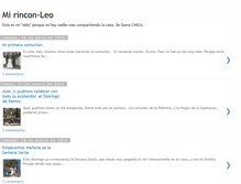 Tablet Screenshot of mirincon-leo.blogspot.com