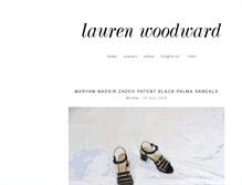 Tablet Screenshot of laurenwoodward.blogspot.com