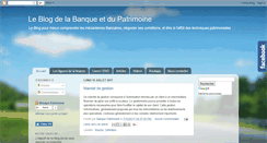 Desktop Screenshot of leblogdelabanqueetdupatrimoine.blogspot.com