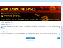 Tablet Screenshot of cars4salephilippines.blogspot.com