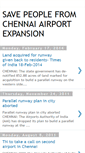 Mobile Screenshot of chennaiairportexpansionaffectedpeople.blogspot.com