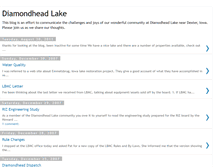 Tablet Screenshot of diamondheadlake.blogspot.com