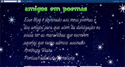 Desktop Screenshot of amigosempoemas.blogspot.com