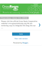 Mobile Screenshot of grassrootscoop.blogspot.com