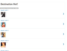 Tablet Screenshot of destinationhot.blogspot.com