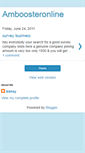 Mobile Screenshot of amboosteronlinenews.blogspot.com
