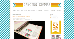 Desktop Screenshot of dancingcommas.blogspot.com