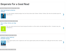 Tablet Screenshot of desperateread.blogspot.com
