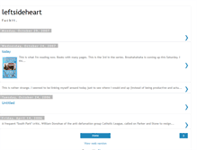 Tablet Screenshot of leftsideheart.blogspot.com
