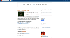 Desktop Screenshot of magicshopdenny.blogspot.com