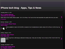 Tablet Screenshot of iphonetech-app-reviews.blogspot.com
