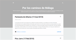 Desktop Screenshot of caminosdemalaga.blogspot.com